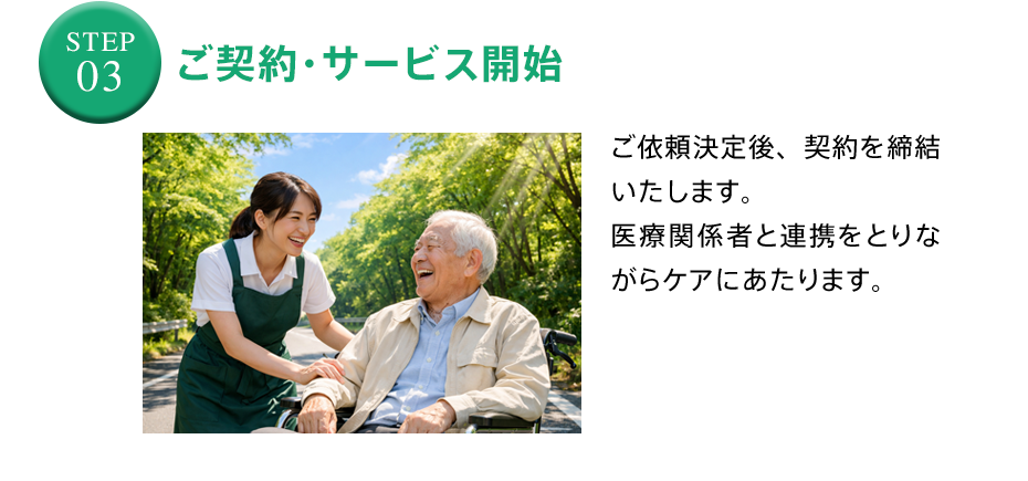 ご契約・サービス開始