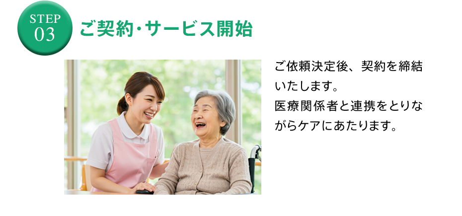 ご契約・サービス開始